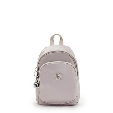 Kipling Delia Compact Metallic Convertible Backpacks Glow Satin | AU 1559NW